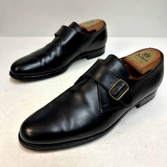 NEW HEELS Crockett & Jones x Brooks Brothers Single Monk Made in England 9 D